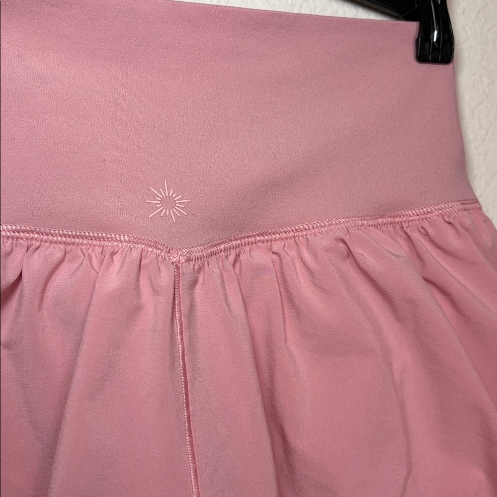 NEW Offline Real Me by Aerie Crossover Flowy Stretch Shorts medium pink - Picture 7 of 9